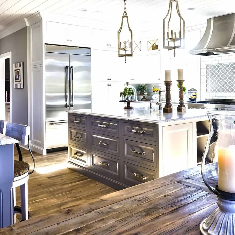 Keystone-building-group-kitchen-laundry-222 Spacious modern kitchen with island and decor.